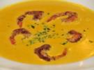 Papaya-Kokos-Suppe mit Garnelen - Rezept