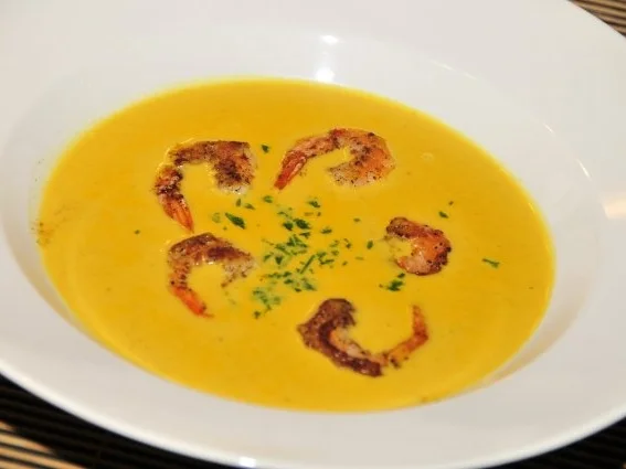 Papaya-Kokos-Suppe mit Garnelen - Rezept - Bild Nr. 2