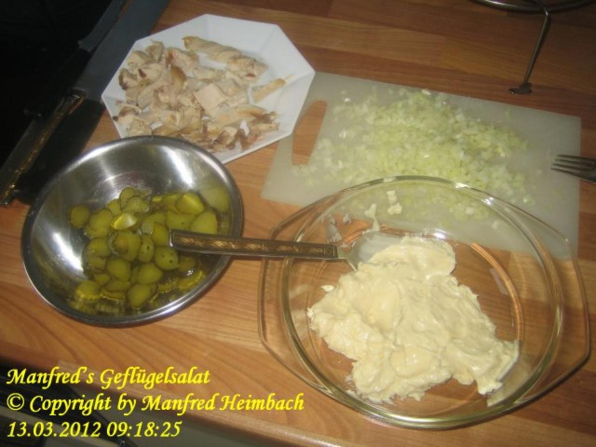 Salatiges – Manfred’s Geflügelsalat - Rezept - Bild Nr. 3