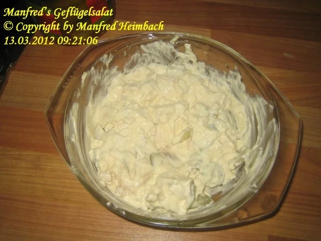 Rezept: Salatiges – Manfred’s Geflügelsalat Salatiges – Manfred’s Geflügelsalat - Rezept