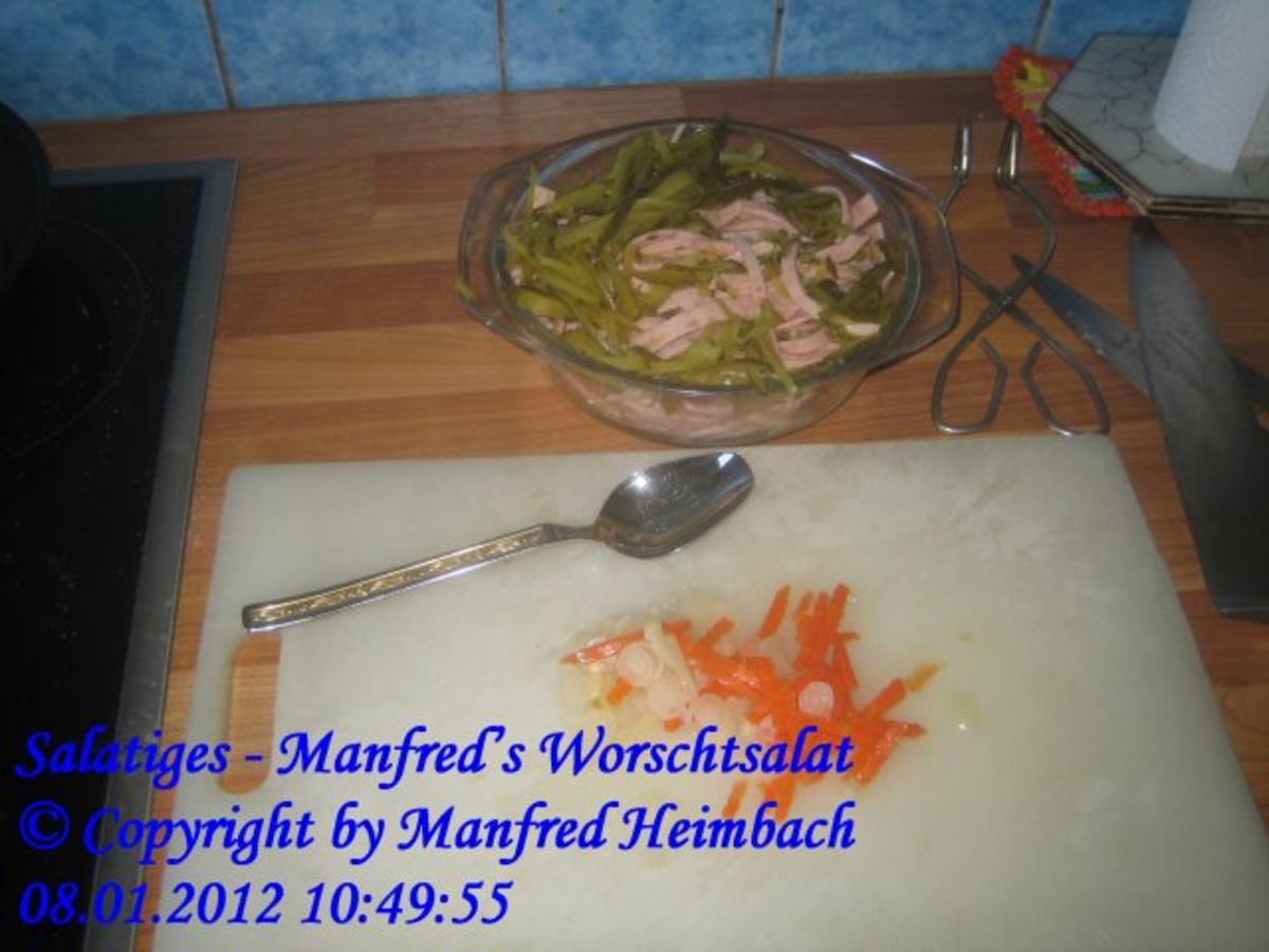 Salatiges – Manfred’s Worschtsalat - Rezept - Bild Nr. 3