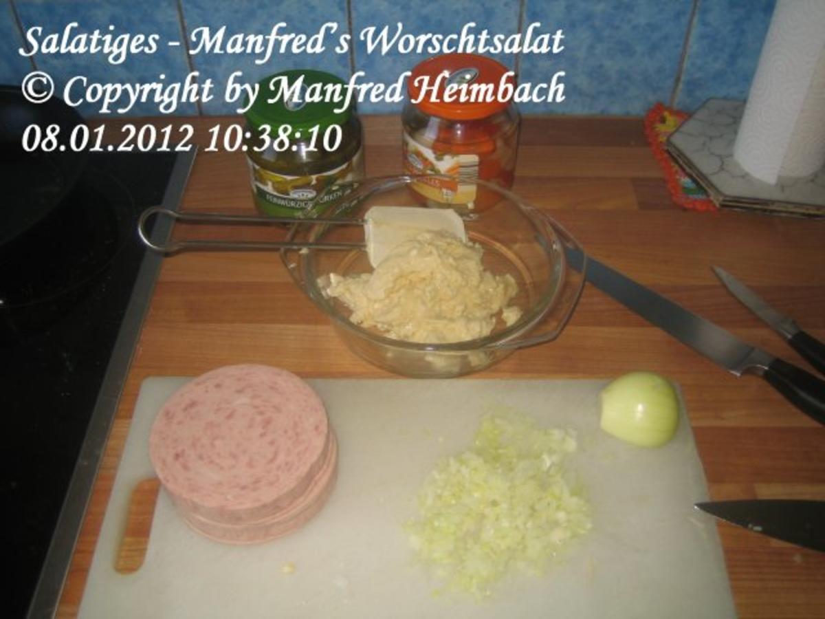 Salatiges – Manfred’s Worschtsalat - Rezept - Bild Nr. 4