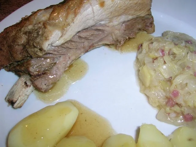 Dicke Rippe geschmort, mit Chinakohlgemüse - die gute alte Hausmannskost, - Rezept - Bild Nr. 3