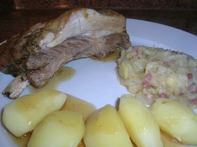 Dicke Rippe geschmort, mit Chinakohlgemüse - die gute alte Hausmannskost, - Rezept - Bild Nr. 4