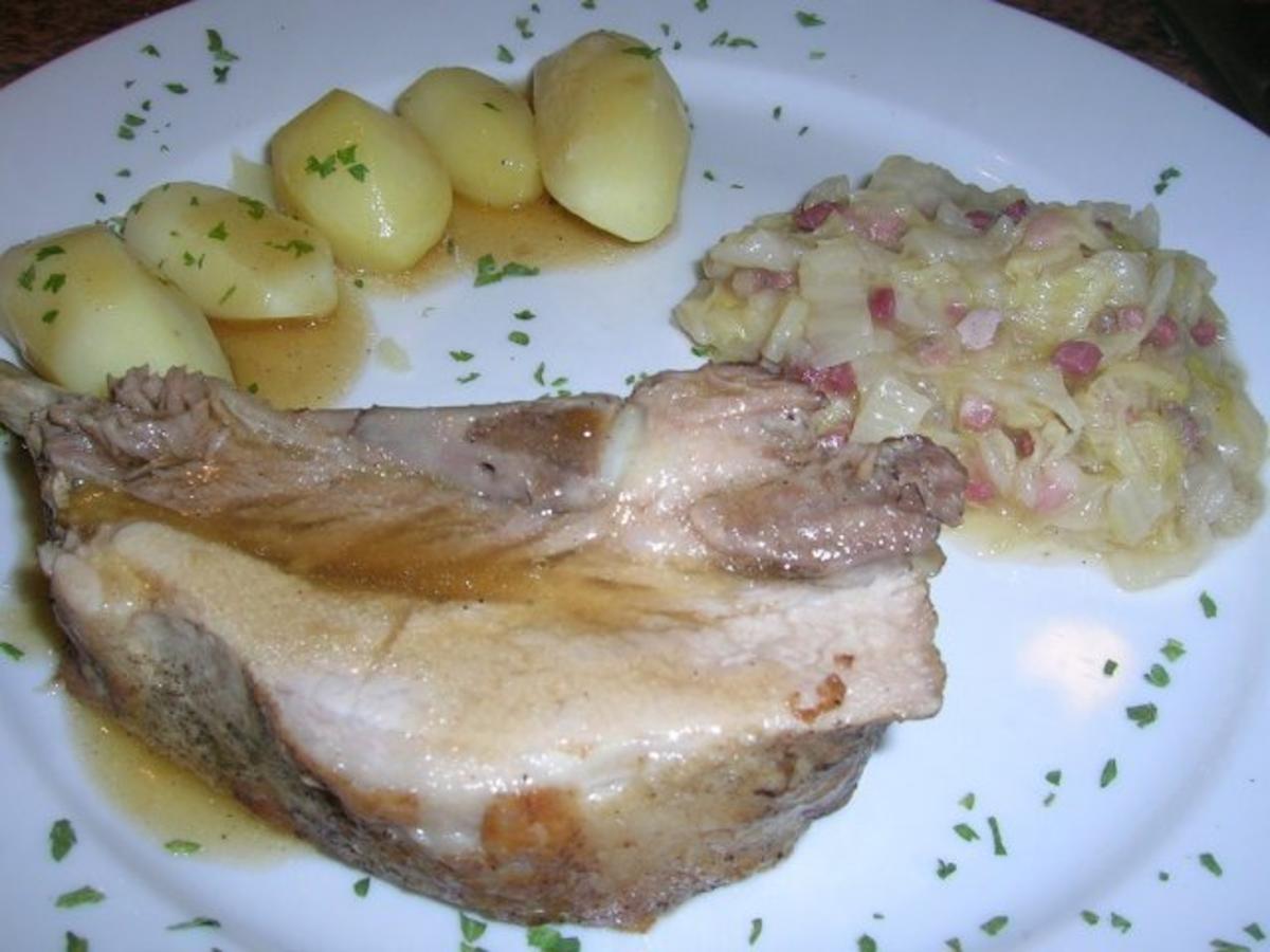 Dicke Rippe geschmort, mit Chinakohlgemüse - die gute alte Hausmannskost, - Rezept - Bild Nr. 5