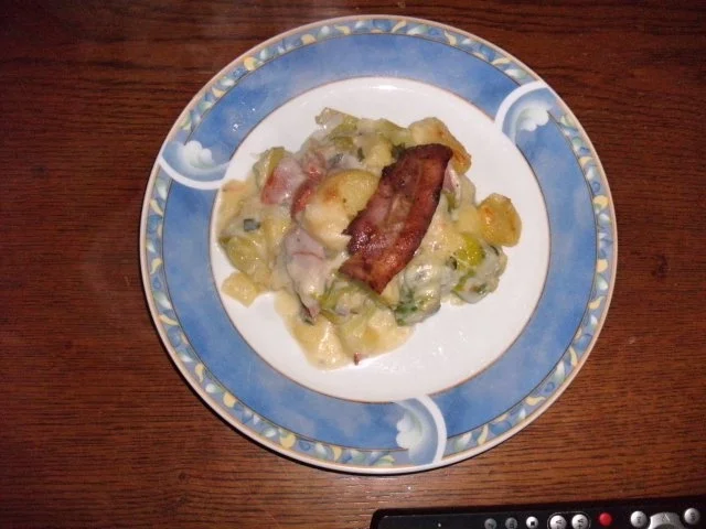 Rezept: Lauch-Gratin Lauch-Gratin - Rezept