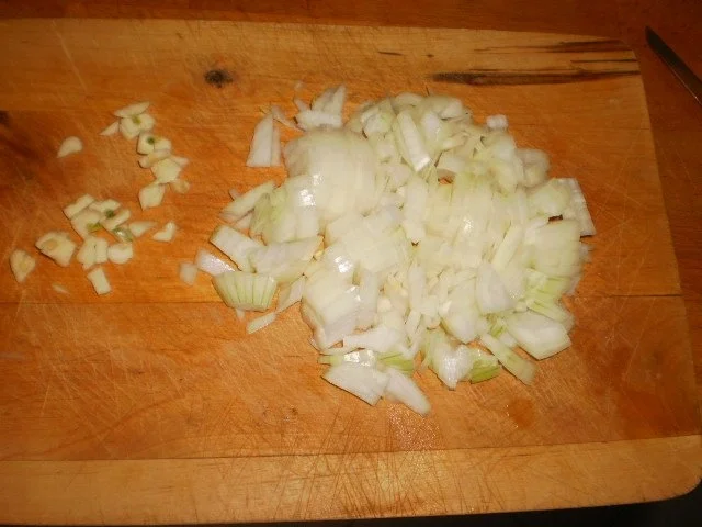 Rezept: Rosenkohltopf mit Hähnchen und Lauchzwiebelkartoffelpüree Bild Nr. 3 Rosenkohltopf mit Hähnchen und Lauchzwiebelkartoffelpüree - Rezept - Bild Nr. 3