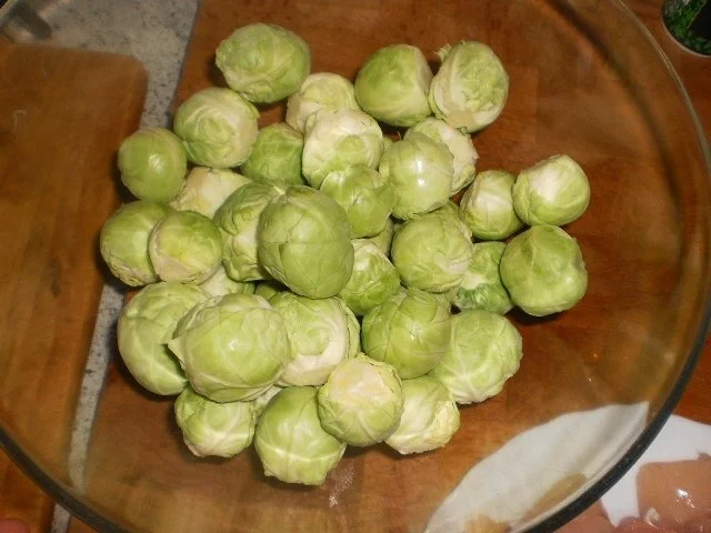 Rezept: Rosenkohltopf mit Hähnchen und Lauchzwiebelkartoffelpüree Bild Nr. 7 Rosenkohltopf mit Hähnchen und Lauchzwiebelkartoffelpüree - Rezept - Bild Nr. 7