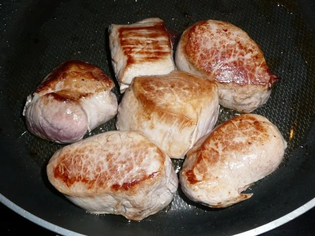 Lendchen-Medaillons in Mandel-Sahnesoße - Rezept - Bild Nr. 4