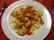 Hähnchen-Paprika-Gulasch à la Heiko - Rezept