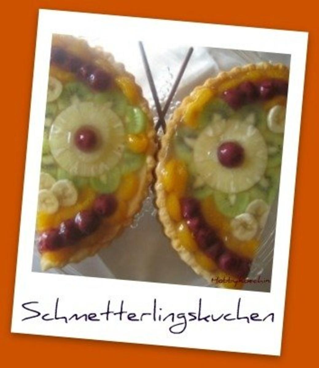 Bilder für Frühling du kannst kommen - Schmetterling - Obstkuchen - Rezept