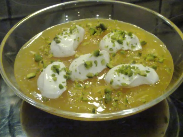 Orangen-Grütze - Rezept