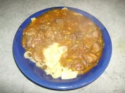 Knofi- Chilli Gulasch - Rezept