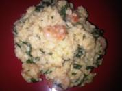 Garnelen-Spinat-Risotto - Rezept