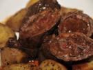 Roulade vom Allgäuer Weideochsen mit Salbeipestofüllung - Rezept