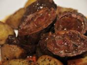Roulade vom Allgäuer Weideochsen mit Salbeipestofüllung - Rezept
