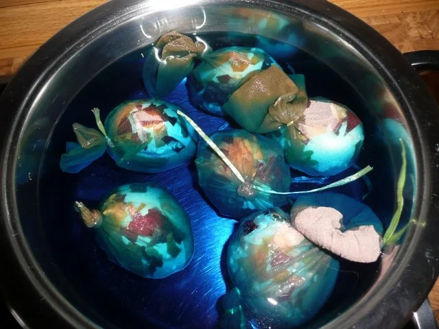 Ostereier färben und kochen. - Rezept - Bild Nr. 7