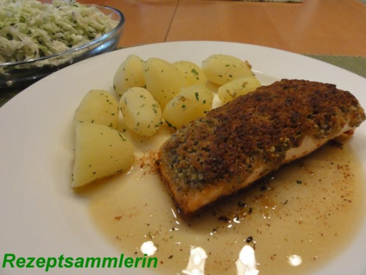 Fisch: LACHSFILET mit Zitronen-Kräuterkruste - Rezept - kochbar.de