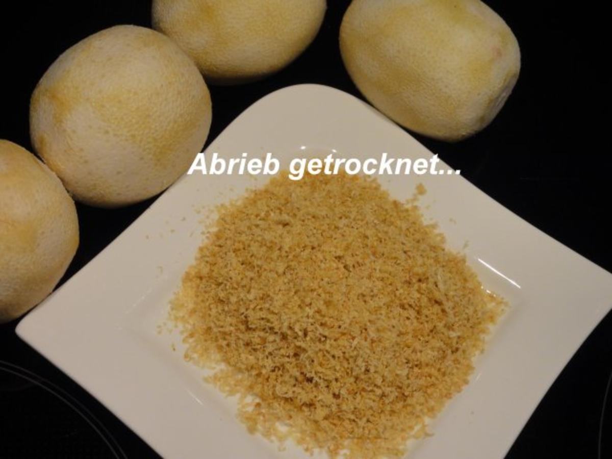 Diverses: ZITRONENABRIEB oder ZITRONENZUCKER auf Vorrat - einfach - von ...