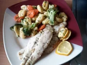 Pangasiusfilet aus dem Backofen mit Gemüsegnocci - Rezept