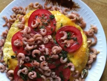 Nordseekrabben - Omelett .. - Rezept - Bild Nr. 3