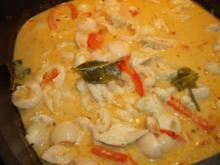 Thai Curry mit Lychees - Rezept