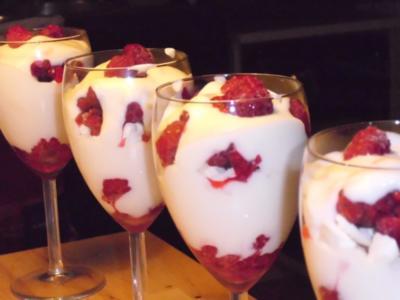 Himbeer-Kokos-Trifle - Rezept