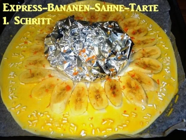 Rezept: Express-Banane-Sahne-Tarte Bild Nr. 2 Express-Banane-Sahne-Tarte - Rezept - Bild Nr. 2