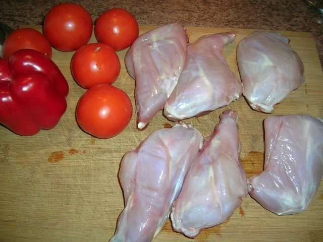 Kaninchenkeulen nach italienischer Art mit Blattspinat und Fettuccine - Rezept - Bild Nr. 9