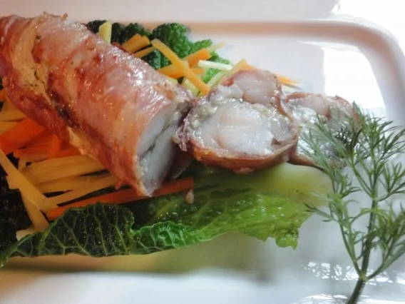 Seeteufelfilet im Serranomantel - Rezept