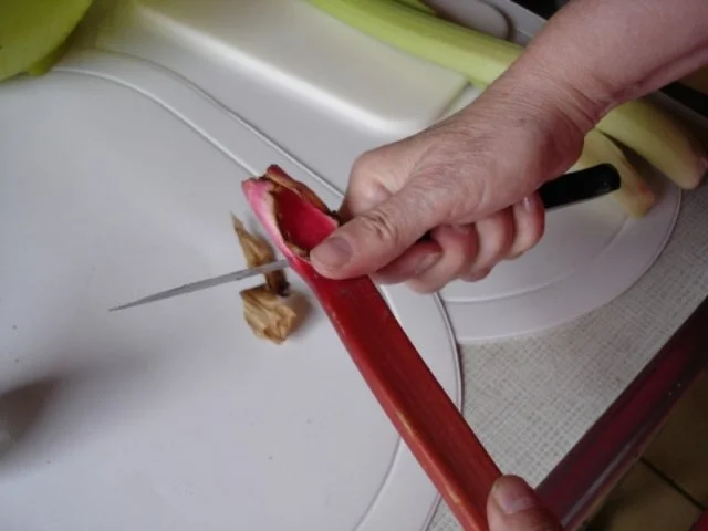 Rezept: Rhabarberkuchen nach Frau Graen Bild Nr. 3 Rhabarberkuchen nach Frau Graen - Rezept - Bild Nr. 3