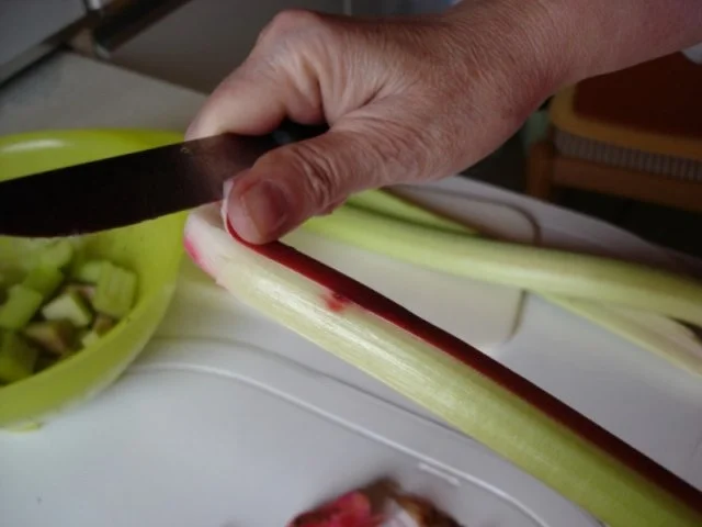 Rezept: Rhabarberkuchen nach Frau Graen Bild Nr. 4 Rhabarberkuchen nach Frau Graen - Rezept - Bild Nr. 4