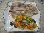 Fisch : Alaska - Seelachs im Gemüse - Rezept