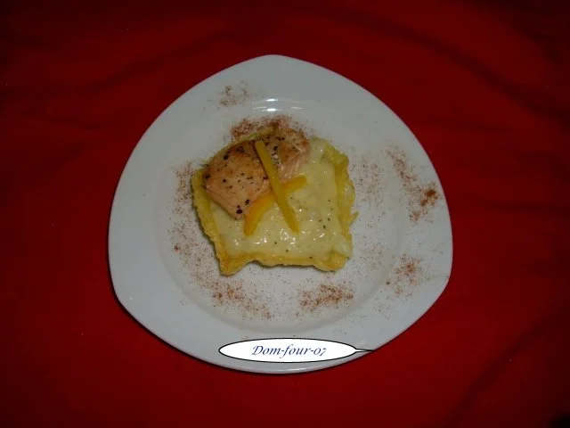 Lachsstreifen auf Spargel-Risotto im Käsekorb - Rezept