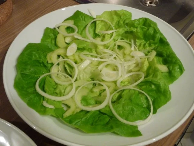 Küchenfee - Rezepte : Gedämpften Alaska-Seelachs auf Salat - Rezept - Bild Nr. 4