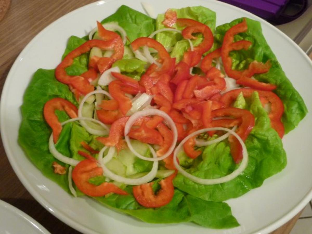 Küchenfee - Rezepte : Gedämpften Alaska-Seelachs auf Salat - Rezept - Bild Nr. 5