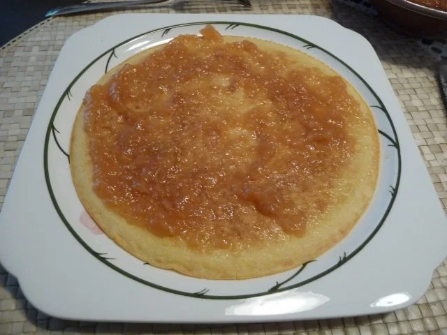 Eiergerichte : Pfannkuchen mit Pflaumenmus oder Quitten-Apfelmus - Rezept - Bild Nr. 7