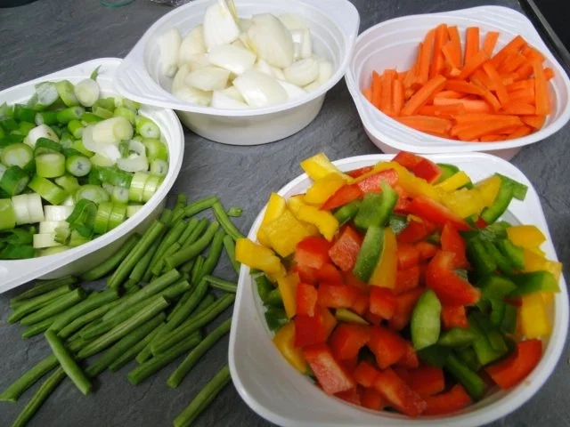 Thai-Wokgericht: Vegetarische Platte in Oestersauce - Rezept - Bild Nr. 2