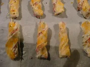 BLÄTTERTEIG / Schinken -Käse -Stangen - Rezept