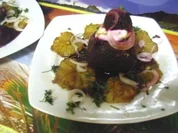 Vorspeise: Rote Bete Körbchen mit Joghurt und Orangen-Balsam - Rezept