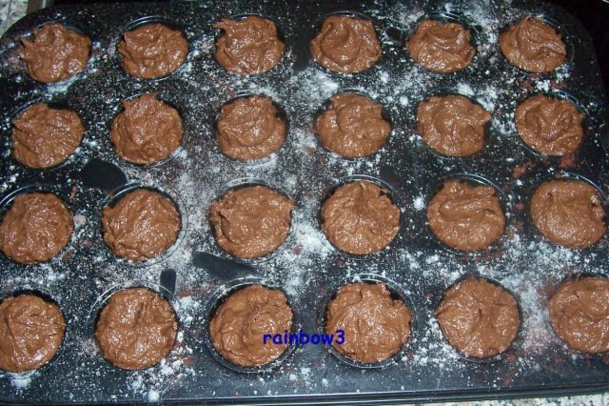 Backen: Mini-Schokoladen-Muffins - Rezept - Bild Nr. 5