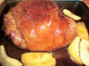 Puten Oberkeule mit Mandel-Rosenkohl - Rezept