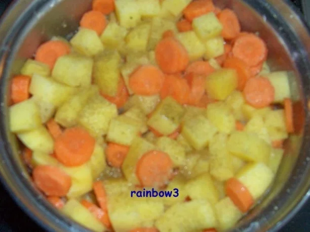 Kochen: Sahnige Schweinebraten aus dem Ofen mit Möhren-Kartoffel-Püree - Rezept - Bild Nr. 6