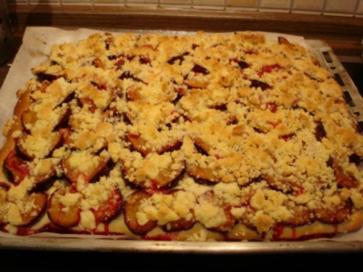 Zwetschgenkuchen mit Streusel - Rezept