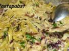 Tagliatelle mit Radicchio und Speck - Rezept