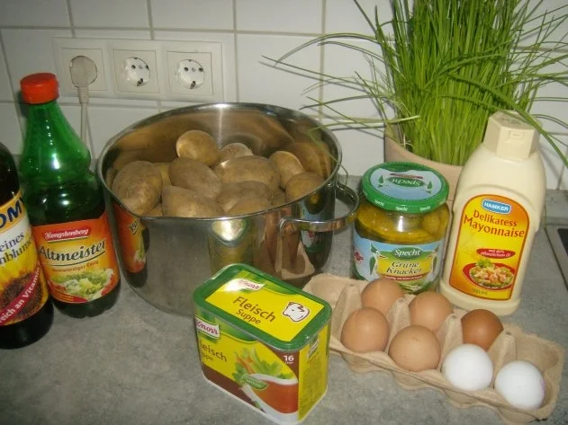 Rezept: warmer Kartoffelsalat Bild Nr. 2 warmer Kartoffelsalat - Rezept - Bild Nr. 2