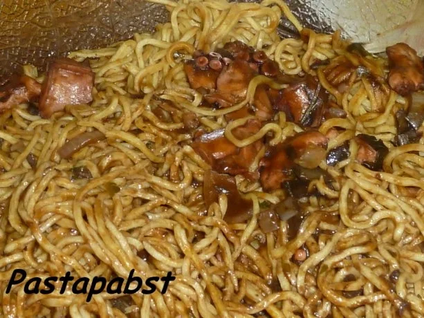 Rezept: Pasta mit Pulpo Bild Nr. 4 Pasta mit Pulpo - Rezept - Bild Nr. 4