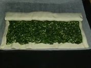 Blätterteig Spinat Strudel - Rezept