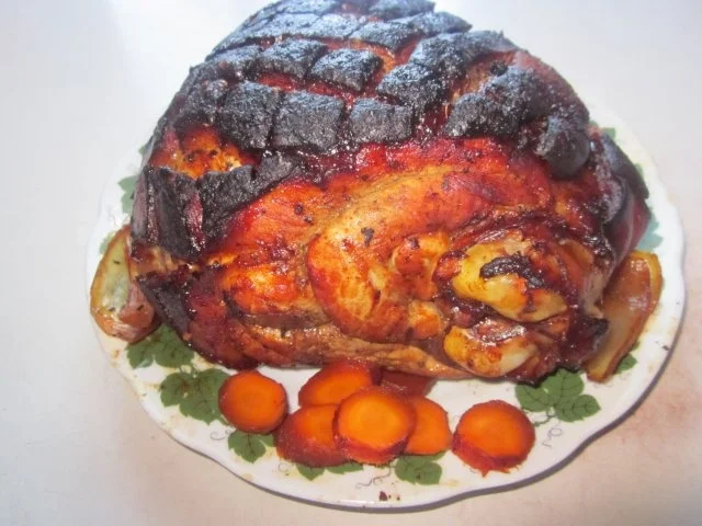Spanferkelkeule aus dem Ofen - Rezept