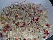 Aufgepeppter Auberginensalat - Rezept